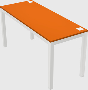 Rectangular desk
