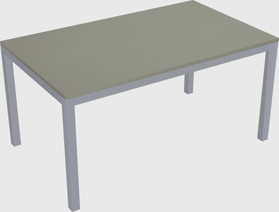 Rectangular desk