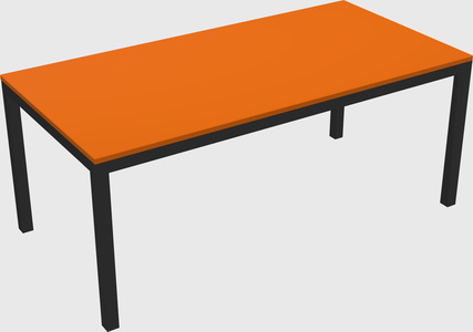 Rectangular desk