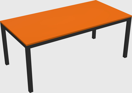 Rectangular desk