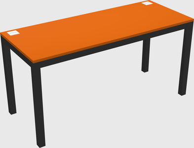 Rectangular desk