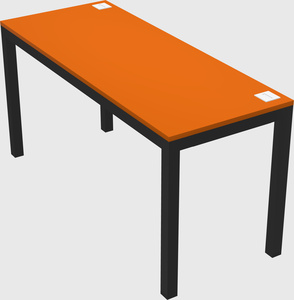 Rectangular desk