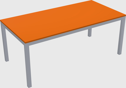 Rectangular desk