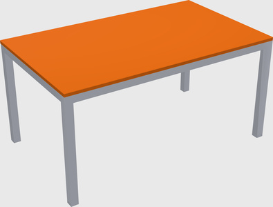 Rectangular desk
