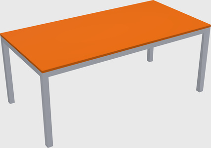 Rectangular desk