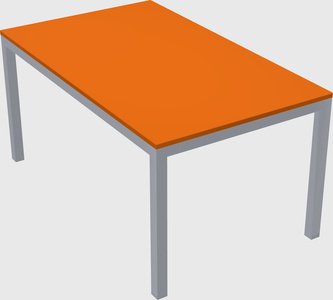 Rectangular desk