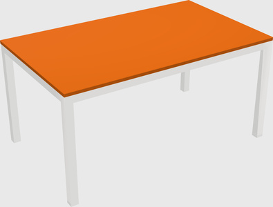 Rectangular desk