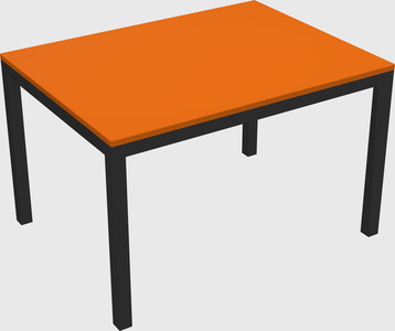 Rectangular desk