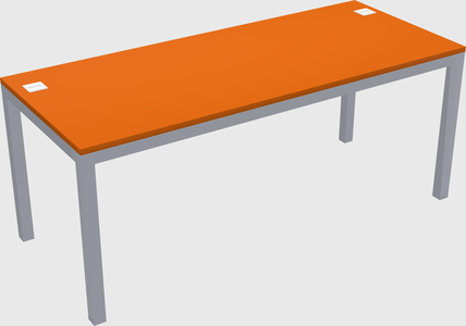Rectangular desk