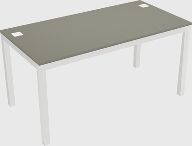 Rectangular desk