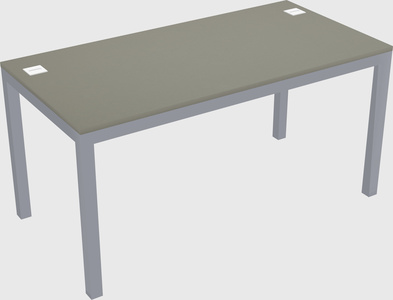 Rectangular desk