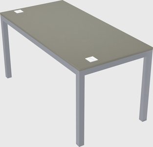 Rectangular desk