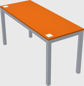 Rectangular desk