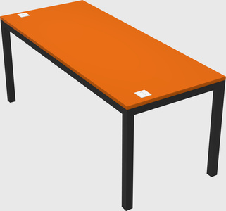 Rectangular desk