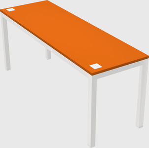 Rectangular desk