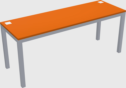 Rectangular desk