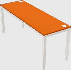 Rectangular desk