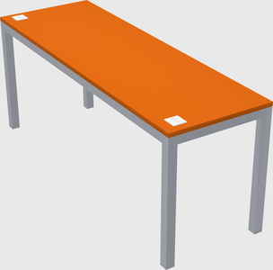 Rectangular desk