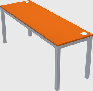 Rectangular desk