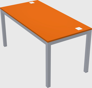 Rectangular desk
