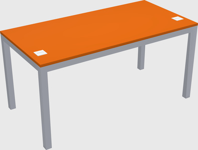 Rectangular desk