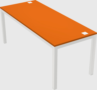 Rectangular desk