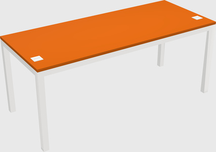 Rectangular desk