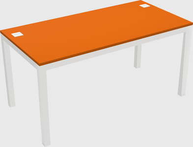 Rectangular desk