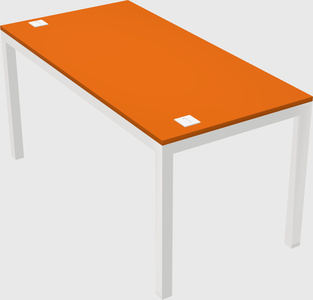 Rectangular desk