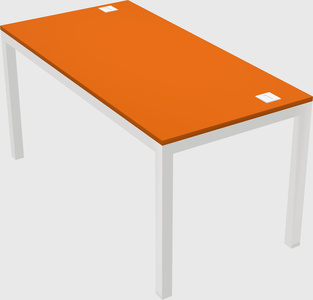 Rectangular desk