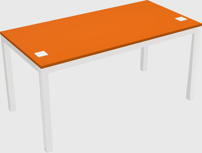 Rectangular desk