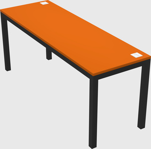 Rectangular desk