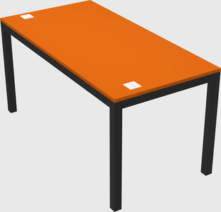 Rectangular desk