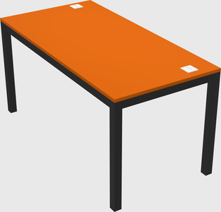 Rectangular desk