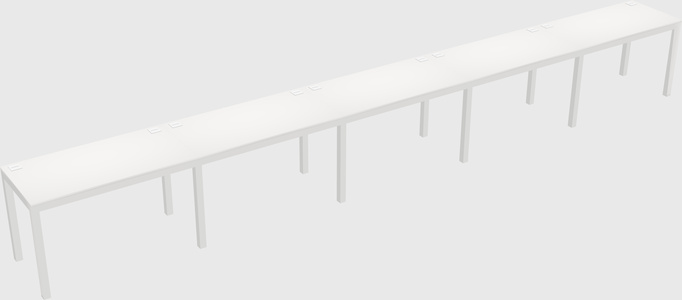 Rectangular desk