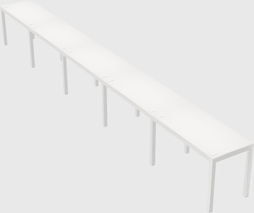 Rectangular desk