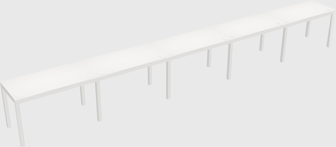 Rectangular desk