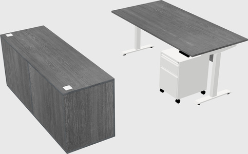 Height-adjustable desk - grade 3