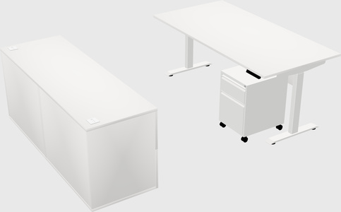 Height-adjustable desk - grade 3