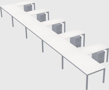 L-shaped desk