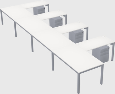 L-shaped desk