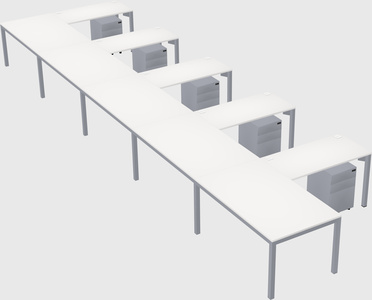 L-shaped desk