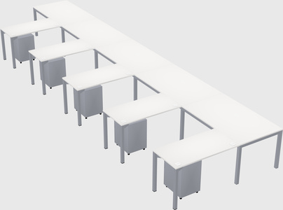L-shaped desk