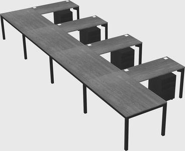 L-shaped desk