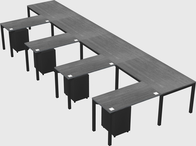 L-shaped desk
