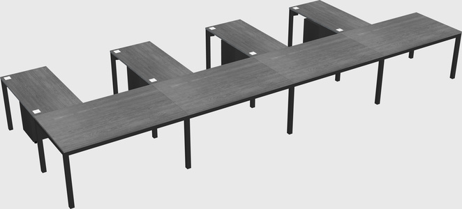 L-shaped desk