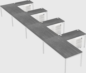 L-shaped desk