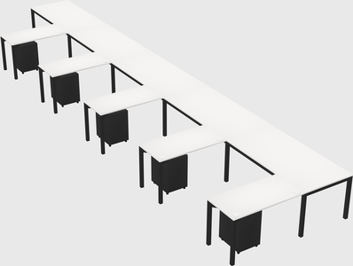 L-shaped desk