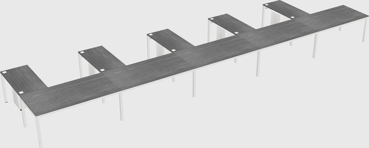 L-shaped desk