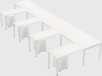 L-shaped desk